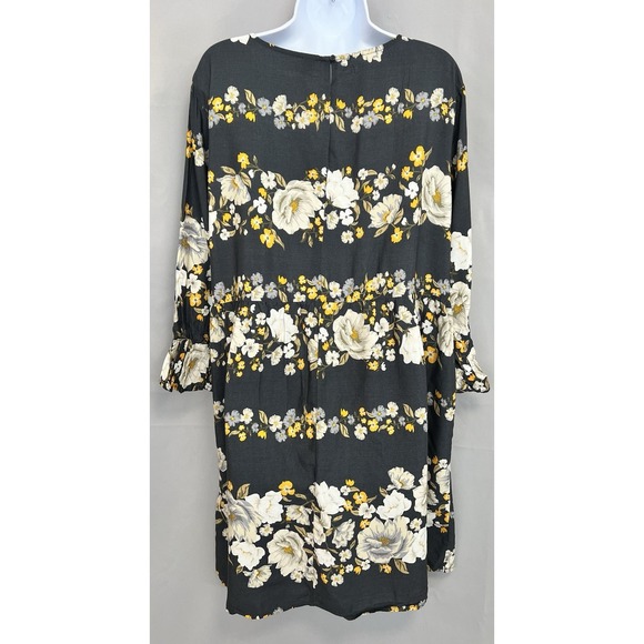 Old Navy Women's Floral-Print 3/4-Sleeve Plus-Size XL Shift Dress NWT - Picture 5 of 13